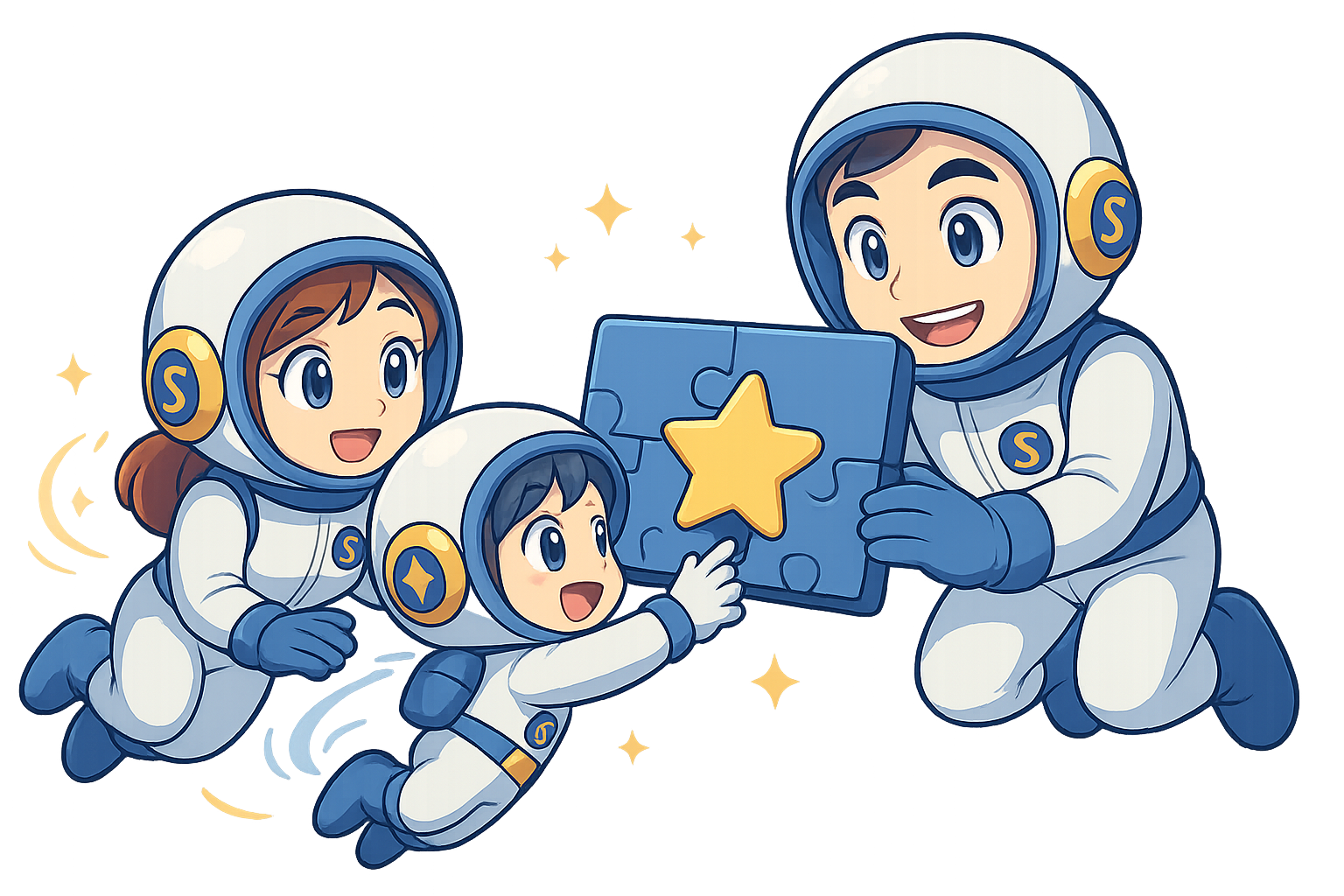 Parent and child recording a playful learning moment